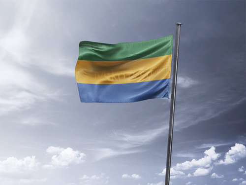 דגל גבון - Gabon flag - **דגל 30*40 - הזמנה ל5 יח ומעלה**
