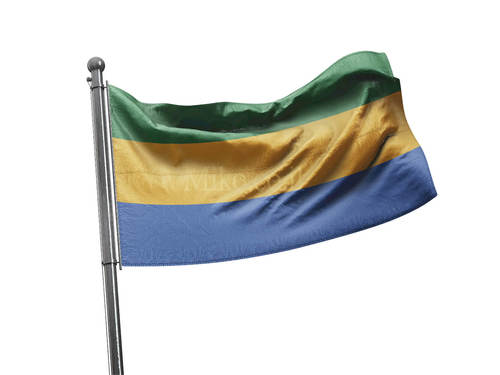 דגל גבון - Gabon flag - **דגל 30*40 - הזמנה ל5 יח ומעלה**