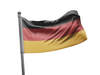 דגל גרמניה - Germany flag - **דגל 30*40 - הזמנה ל5 יח ומעלה**