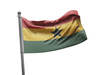 דגל גאנה - Ghana flag  - **דגל 30*40 - הזמנה ל5 יח ומעלה**