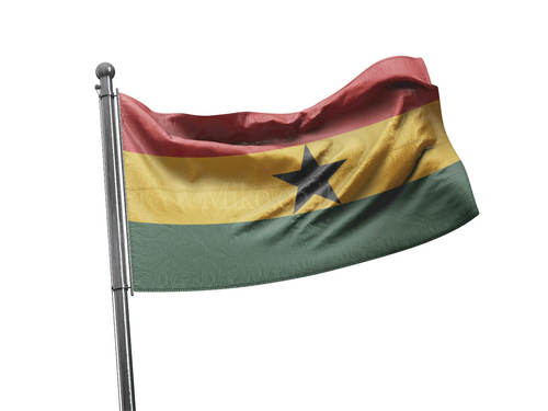 דגל גאנה - Ghana flag  - **דגל 30*40 - הזמנה ל5 יח ומעלה**
