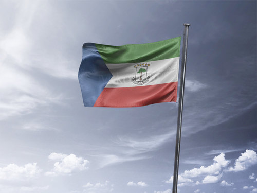 דגל גינאה המשוונית- Equatorial Guinea flag - **דגל 30*40 - הזמנה ל5 יח ומעלה**