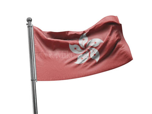 דגל הונג קונג - Hong Kong flag - **דגל 30*40 - הזמנה ל5 יח ומעלה**
