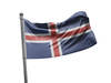 דגל איסלנד - Iceland flag - **דגל 30*40 - הזמנה ל5 יח ומעלה**
