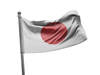 דגל יפן - Japan flag - **דגל 30*40 - הזמנה ל5 יח ומעלה**