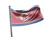 דגל קוריאה הצפונית  - North Korea flag - **דגל 30*40 - הזמנה ל5 יח ומעלה**