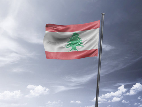 דגל לבנון - Lebanon flag - **דגל 30*40 - הזמנה ל5 יח ומעלה**