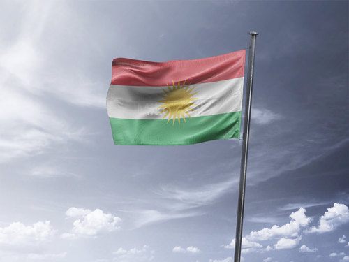 דגל כורדיסטאן - Kurdistan flag - **דגל 30*40 - הזמנה ל5 יח ומעלה**