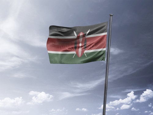 דגל קניה - Kenya flag - **דגל 30*40 - הזמנה ל5 יח ומעלה**
