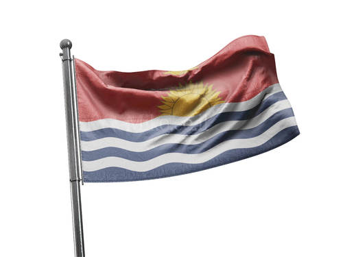 דגל קיריבטי - Kiribati flag - **דגל 30*40 - הזמנה ל5 יח ומעלה**