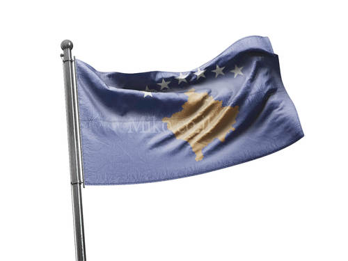 דגל קוסובו - Kosovo flag - **דגל 30*40 - הזמנה ל5 יח ומעלה**