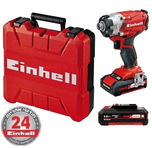 מברגת אימפקט נטענת 18V TE-CI 18 Li זוג סוללות 2.5Ah