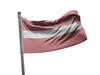דגל לטביה - Latvia flag - **דגל 30*40 - הזמנה ל5 יח ומעלה**