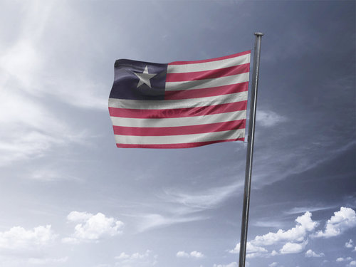 דגל ליבריה - Liberia flag - **דגל 30*40 - הזמנה ל5 יח ומעלה**