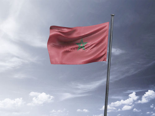דגל מרוקו - Morocco flag - **דגל 30*40 - הזמנה ל5 יח ומעלה**