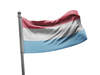דגל לוקסמבורג - Luxembourg flag - **דגל 30*40 - הזמנה ל5 יח ומעלה**