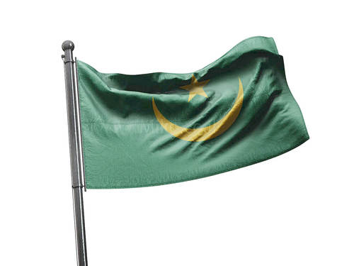 דגל מאוריטניה - Mauritania flag - **דגל 30*40 - הזמנה ל5 יח ומעלה**