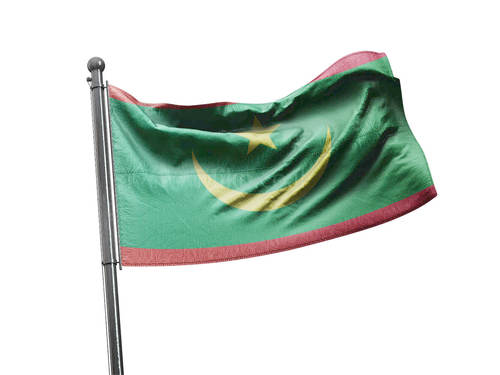 דגל מאוריטניה - Mauritania flag - **דגל 30*40 - הזמנה ל5 יח ומעלה**