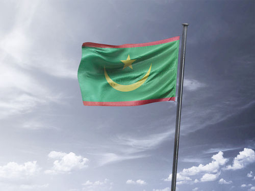 דגל מאוריטניה - Mauritania flag - **דגל 30*40 - הזמנה ל5 יח ומעלה**