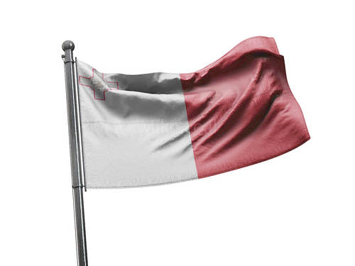 דגל מלטה - Malta flag - **דגל 30*40 - הזמנה ל5 יח ומעלה**