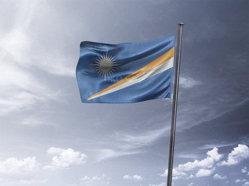 דגל איי מרשל - Marshall Islands flag - **דגל 30*40 - הזמנה ל5 יח ומעלה**