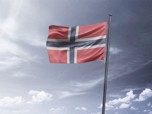 דגל נורווגיה - Norway flag  - **דגל 30*40 - הזמנה ל5 יח ומעלה**