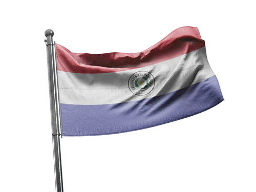 דגל פרגוואי - Paraguay flag  - **דגל 30*40 - הזמנה ל5 יח ומעלה**