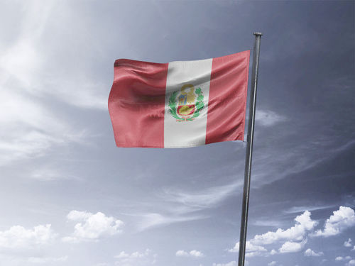 דגל פרו - Peru flag  - **דגל 30*40 - הזמנה ל5 יח ומעלה**