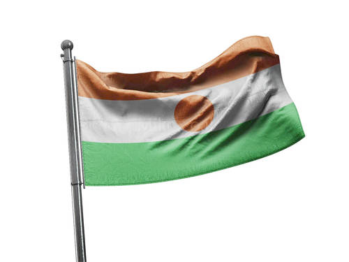 דגל ניז'ר - Niger flag - **דגל 30*40 - הזמנה ל5 יח ומעלה**