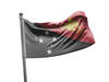 דגל פפואה גינאה החדשה - Papua New Guinea flag - **דגל 30*40 - הזמנה ל5 יח ומעלה**
