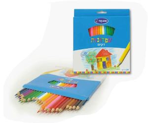 עפרונות צבעוניים דקים אומגה - 24 צבעים