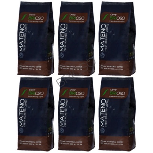6 ק”ג פולי קפה בריוסו מטנו Caffe Brioso Mateno