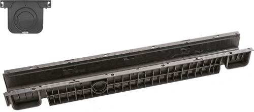 תעלות ניקוז TOP PVC עם רשת יצוקה 20X100 ס