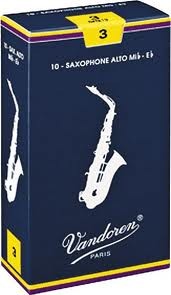 עלים לסקסופון אלט ונדורן כחול Alto Sax Vandoren Traditional