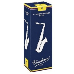 עלים לסקסופון טנור ונדורן כחול Tenor Sax Vandoren Traditional