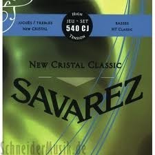 סט מיתרים לגיטרה קלאסית סאווארז - SAVAREZ 540 A/R CORELLI CRYSTAL