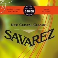 סט מיתרים לגיטרה קלאסית סאווארז - SAVAREZ 540 A/R CORELLI CRYSTAL