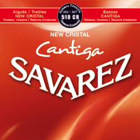 סט מיתרים לגיטרה קלאסית סאווארז - SAVAREZ 510CR CRYSTAL CANTIGA