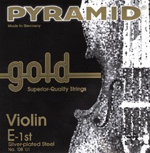 סט מיתרים לכינור Pyramid Steel Gold