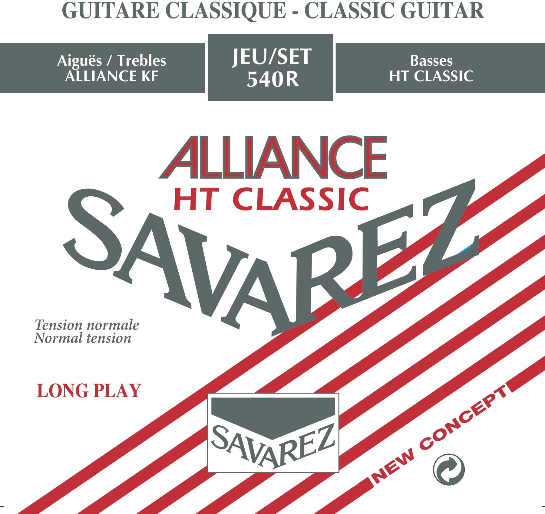 מיתרים לגיטרה קלאסית סאווארז SAVAREZ ALLIANCE NORMAL TENSION 540R