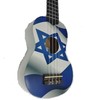 יוקללה מצויר בעיצוב דגל ישראל עם נרתיק