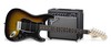 גיטרה חשמלית עם מגבר פנדר סקוויר Squier Strat Pack SSH - Brown Sunburst