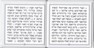 Megillat Esther leather-like square format