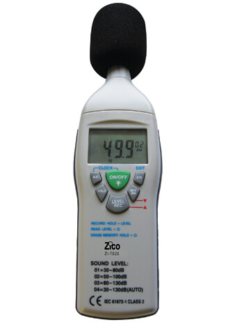 מד עוצמה קול מקצועי ZI-7826
