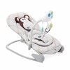 טרמפולינה לתינוק דגם בלון Balloon עם פעלולון מנגן ורטט צבע בז' - Monkey