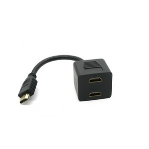 מפצל HDMI (לשתי מסכים כבל 20 ס"מ)
