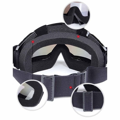 משקפי סקי גוגלס למזחלות/אופנועי שלג להגנה  GOGGLES SKI 