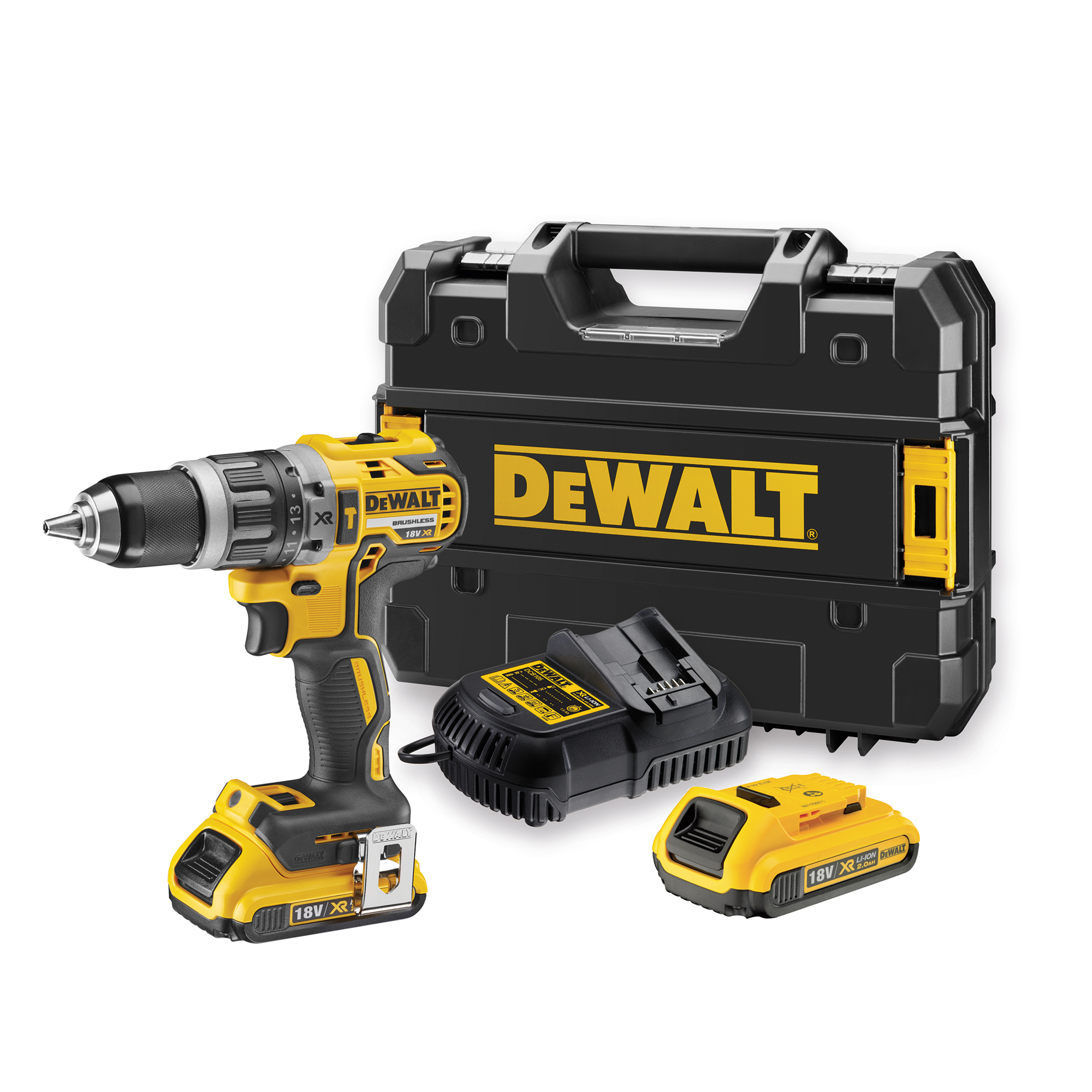 מברגה/מקדחה רוטטת 18V + שתי סוללות 1.3AH