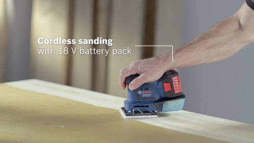 מלטשת רוטטת נטענת GSS 18V-LI - גוף בלבד