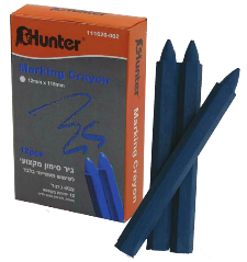 גיר סימון עבה כחול Hunter